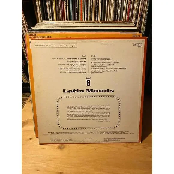 John Gary, Peter Nero, Chet Atkins – Latin Moods Vintage 33RPM VG+ AB43 - Picture 2 of 2